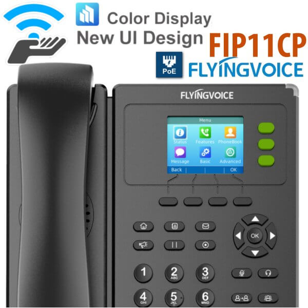 Flyingvoice ​cordless Wi-fi Ip Phone, Portable Business Dual Band