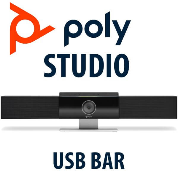Poly Studio with Play Video Dubai Plug& - USB Conferencing Framing